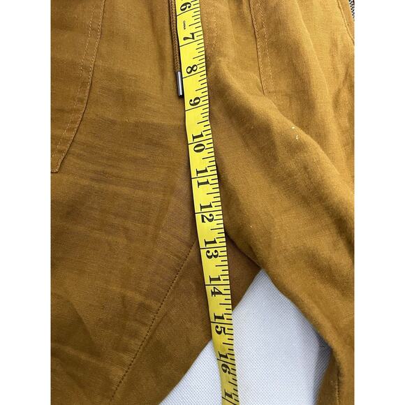 Athleta Cabo Linen Joggers - Deep Mustard - 6 - Picture 8 of 9